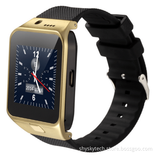 Bluetooth Smart watch Phone GV09 with camera 2.0MP wrist Watch SIM card Smart watch for iPhone6 Samsung Android Smartphones